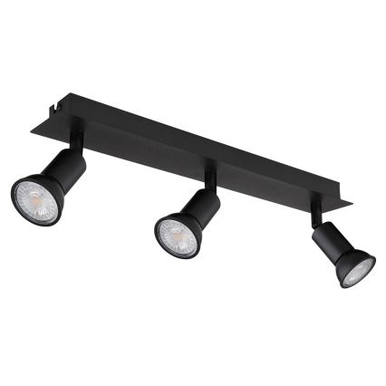 Globo - Точечный светильник 3xGU10/35W/230V черная