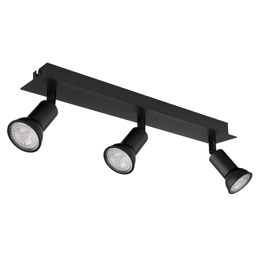 Globo - Точечный светильник 3xGU10/35W/230V черная
