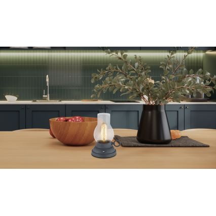 Globo - Світлодіодна регульована за яскравістю настільна лампа з сенсорним керуванням LED/1W/3,7V 1200 mAh антрацит