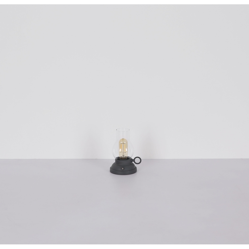 Globo - Світлодіодна регульована за яскравістю настільна лампа з сенсорним керуванням LED/1W/3,7V 1200 mAh антрацит