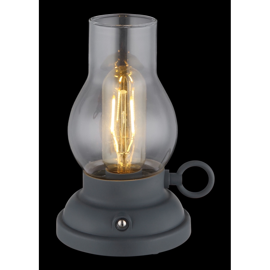 Globo - Світлодіодна регульована за яскравістю настільна лампа з сенсорним керуванням LED/1W/3,7V 1200 mAh антрацит