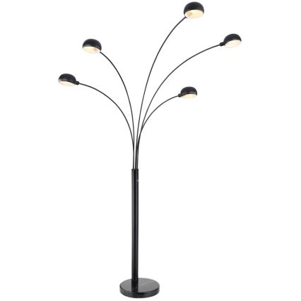 Globo - Торшер 5xE14/40W/230V черный
