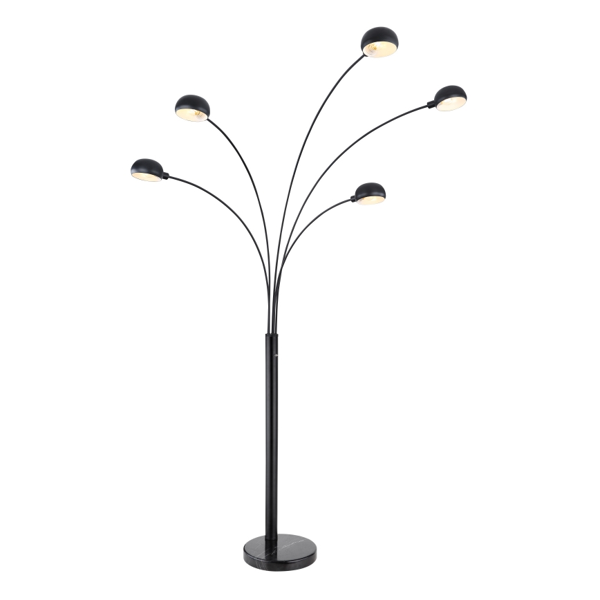 Globo - Торшер 5xE14/40W/230V чорний