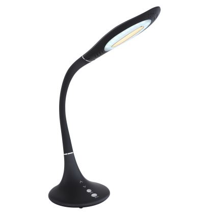 Globo - LED Сенсорна гнучка настільна лампа з регулюванням яскравості LED/9W/230V 3000/4500/6500K чорний
