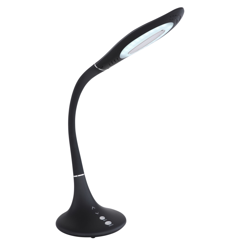 Globo - LED Сенсорна гнучка настільна лампа з регулюванням яскравості LED/9W/230V 3000/4500/6500K чорний