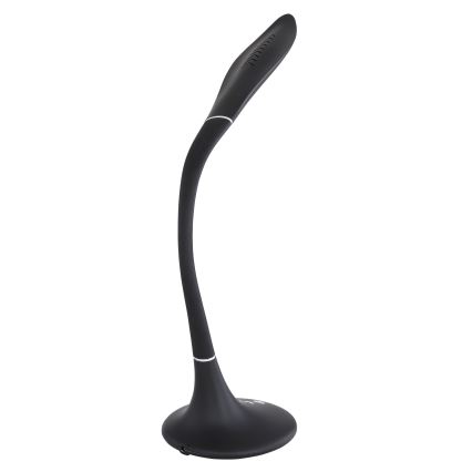 Globo - LED Сенсорна гнучка настільна лампа з регулюванням яскравості LED/9W/230V 3000/4500/6500K чорний