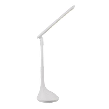 Globo - LED диммируемая аккумуляторная настольная лампа с дисплеем LED/4 Вт/230 В 2200 мА·ч белая