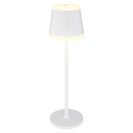 Globo - LED Аккумуляторная сенсорная настольная лампа с регулированием яркости LED/4,6W/230V 1800 mAh USB IP54 белая