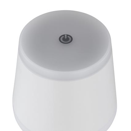 Globo - LED Аккумуляторная сенсорная настольная лампа с регулированием яркости LED/4,6W/230V 1800 mAh USB IP54 белая
