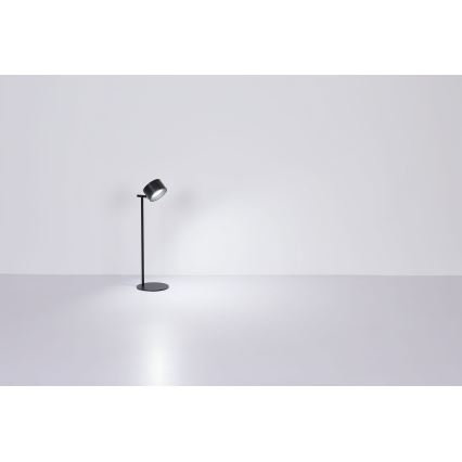Globo - Сенсорна настільна LED лампа з регулюванням яскравості 4в1 LED/4W/5V 3000/4000/5000K 1200 mAh чорний