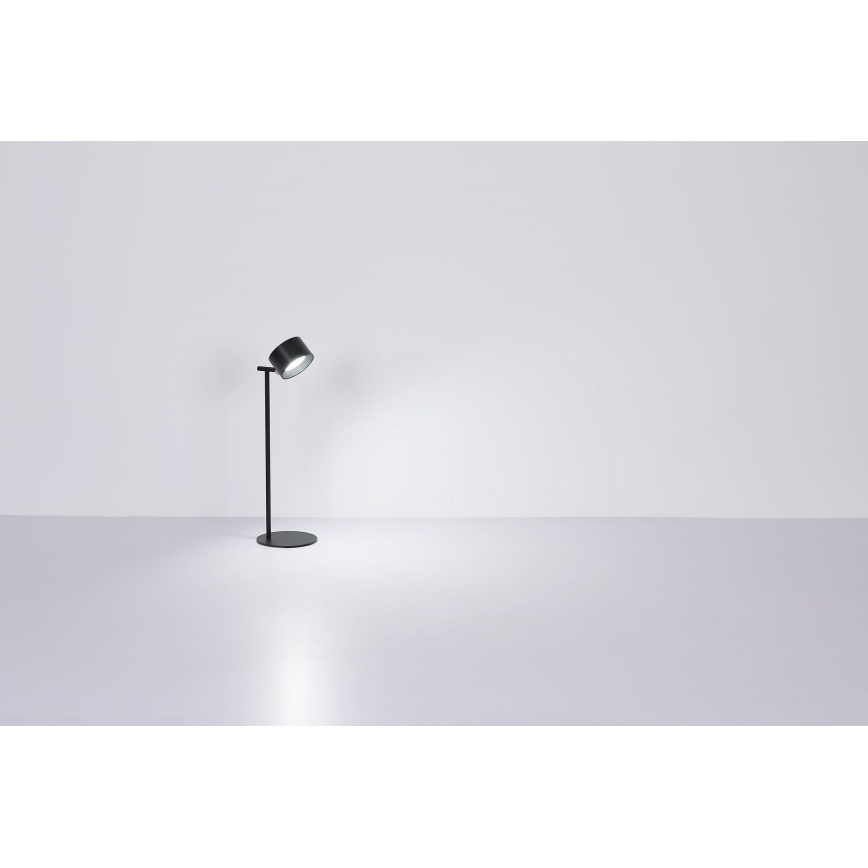 Globo - Сенсорна настільна LED лампа з регулюванням яскравості 4в1 LED/4W/5V 3000/4000/5000K 1200 mAh чорний
