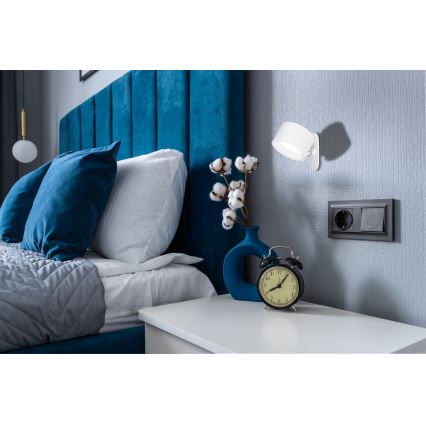 Globo - Сенсорна настільна LED лампа з регулюванням яскравості 4в1 LED/4W/5V 3000/4000/5000K 1200 mAh білий