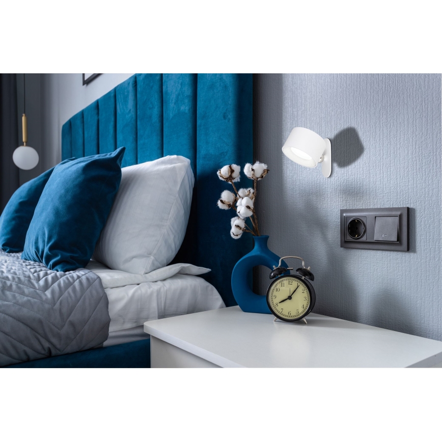 Globo - Сенсорна настільна LED лампа з регулюванням яскравості 4в1 LED/4W/5V 3000/4000/5000K 1200 mAh білий