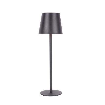 Globo - LED С регулированием яркости сенсорный уличный лампа LED/3W/3,7V IP44 1800mAh + USB черная