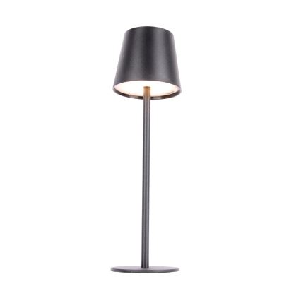 Globo - LED Сенсорна вулична лампа з регулюванням яскравості LED/3W/3,7V IP44 1800 mAh USB чорний