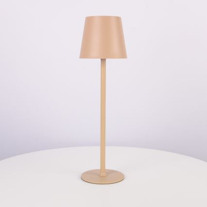 Globo - LED Сенсорна вулична лампа з регулюванням яскравості LED/3W/3,7V IP44 1800 mAh USB бежевий