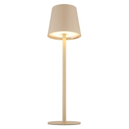 Globo - LED Сенсорна вулична лампа з регулюванням яскравості LED/3W/3,7V IP44 1800 mAh USB бежевий