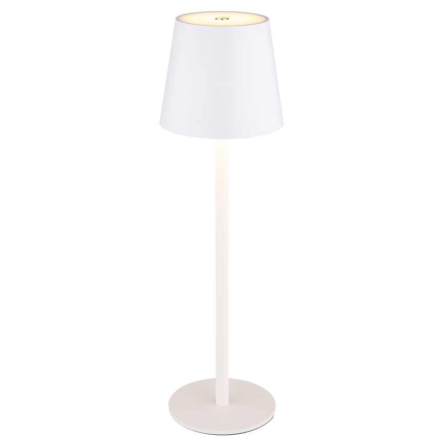 Globo - LED Сенсорна вулична лампа з регулюванням яскравості LED/3W/3,7V IP44 1800 mAh USB білий