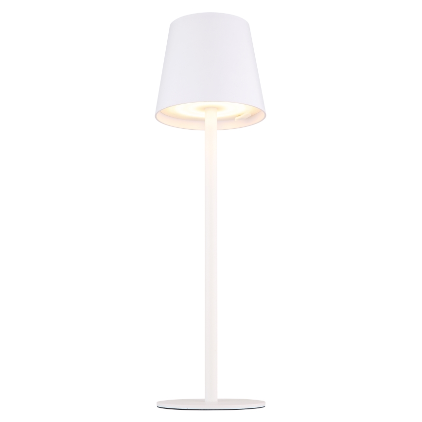 Globo - LED Сенсорна вулична лампа з регулюванням яскравості LED/3W/3,7V IP44 1800 mAh USB білий