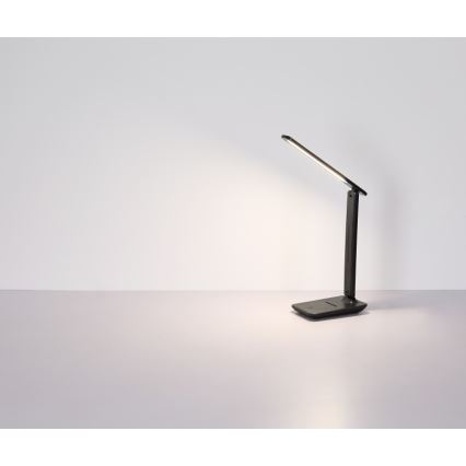 Globo - Світлодіодна сенсорна настільна лампа з регулюванням яскравості LED/5W/230V 2700/4000/6500K чорна
