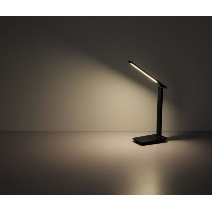 Globo - Светодиодная сенсорная настольная лампа с диммером LED/5W/230V 2700/4000/6500K черная