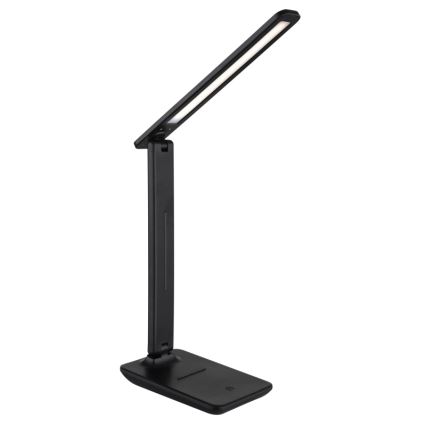 Globo - LED Сенсорна акумуляторна настільна лампа з регулюванням яскравості LED/5W/5V 2700/4000/6500K 1800 mAh чорний