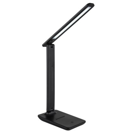 Globo - LED Сенсорна акумуляторна настільна лампа з регулюванням яскравості LED/5W/5V 2700/4000/6500K 1800 mAh чорний