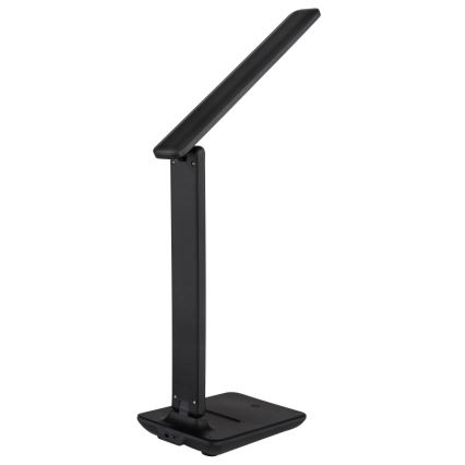Globo - LED Сенсорна акумуляторна настільна лампа з регулюванням яскравості LED/5W/5V 2700/4000/6500K 1800 mAh чорний