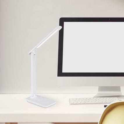 Globo - Светодиодная сенсорная настольная лампа с диммером LED/5W/230V 2700/4000/6500K белая