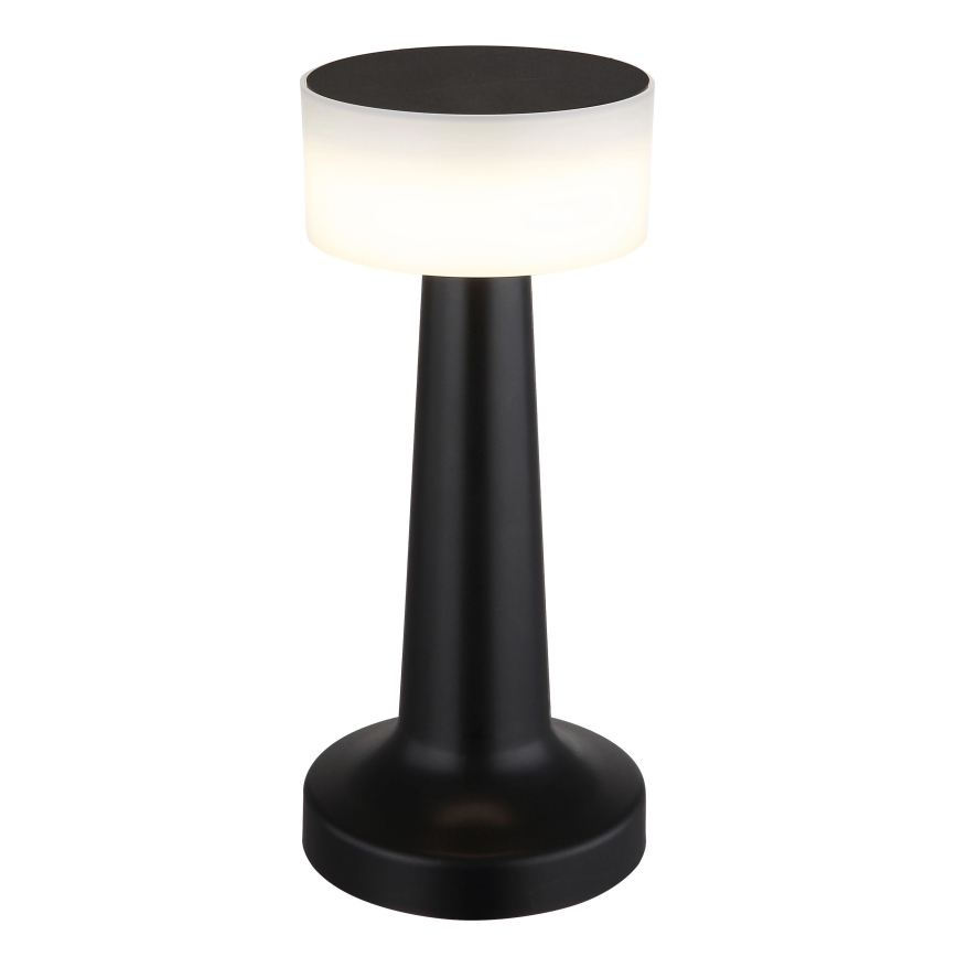 Globo - Світлодіодна сенсорна настільна лампа з регулюванням яскравості LED/1W/3,7V 2700K/4000K/6500K 800 mAh USB чорна