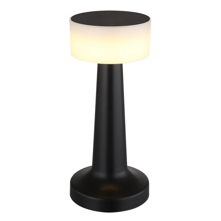 Globo - Світлодіодна сенсорна настільна лампа з регулюванням яскравості LED/1W/3,7V 2700K/4000K/6500K 800 mAh USB чорна