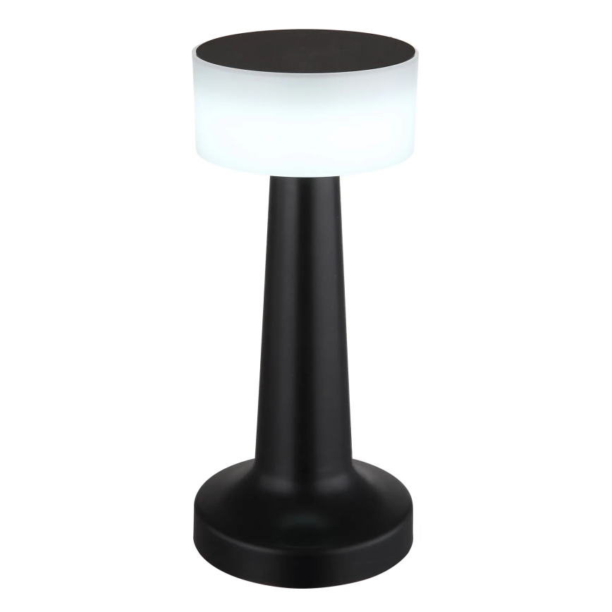 Globo - Світлодіодна сенсорна настільна лампа з регулюванням яскравості LED/1W/3,7V 2700K/4000K/6500K 800 mAh USB чорна