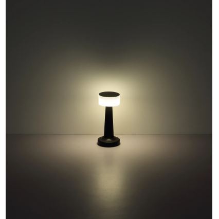 Globo - Сенсорна настільна LED лампа з регулюванням яскравості LED/1W/3,7V 2700K/4000K/6500K 800 mAh USB чорний