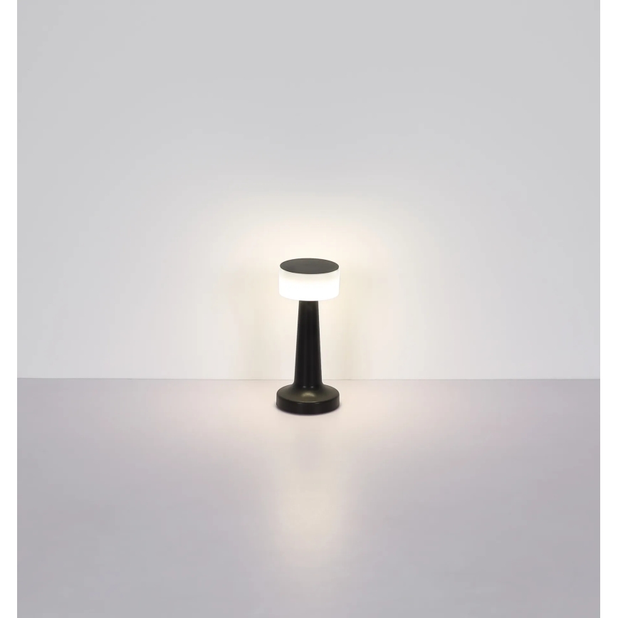 Globo - Сенсорна настільна LED лампа з регулюванням яскравості LED/1W/3,7V 2700K/4000K/6500K 800 mAh USB чорний