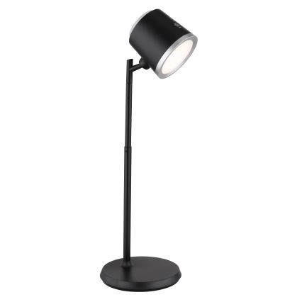 Globo - Сенсорна настільна LED лампа з регулюванням яскравості 4в1 LED/6W/3,7V 3000K/4000K/6500K 1500 mAh USB чорний