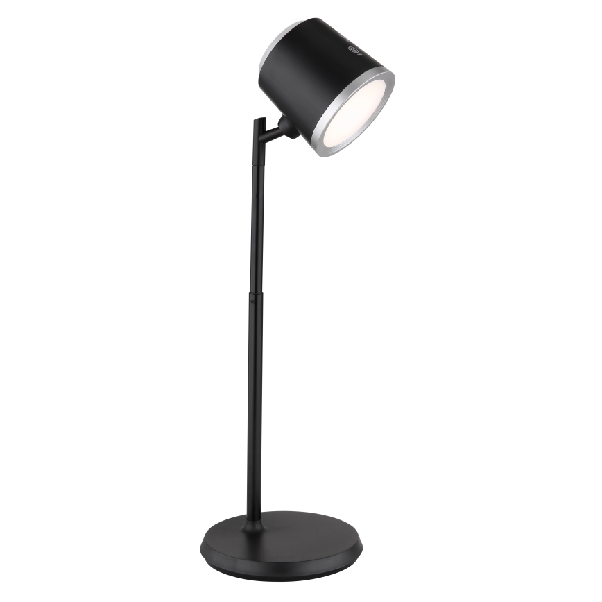 Globo - Сенсорна настільна LED лампа з регулюванням яскравості 4в1 LED/6W/3,7V 3000K/4000K/6500K 1500 mAh USB чорний