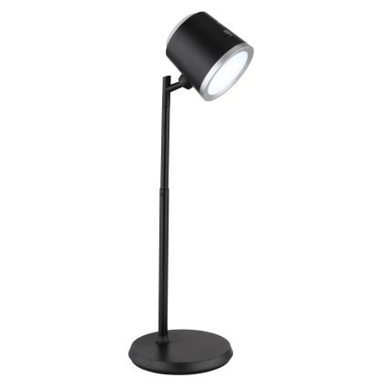 Globo - Сенсорна настільна LED лампа з регулюванням яскравості 4в1 LED/6W/3,7V 3000K/4000K/6500K 1500 mAh USB чорний