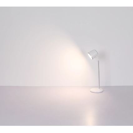 Globo - Сенсорна настільна LED лампа з регулюванням яскравості 4в1 LED/6W/3,7V 3000K/4000K/6500K 1500 mAh USB білий