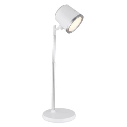 Globo - Сенсорна настільна LED лампа з регулюванням яскравості 4в1 LED/6W/3,7V 3000K/4000K/6500K 1500 mAh USB білий
