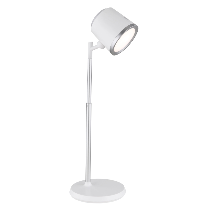 Globo - Сенсорна настільна LED лампа з регулюванням яскравості 4в1 LED/6W/3,7V 3000K/4000K/6500K 1500 mAh USB білий