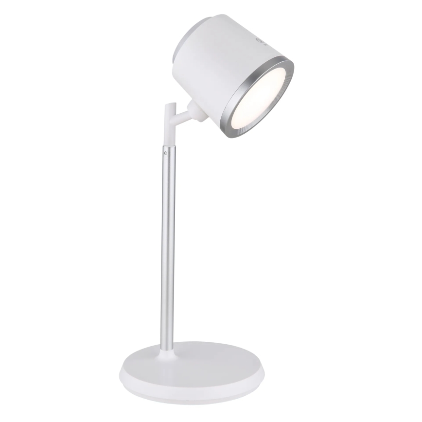 Globo - Сенсорна настільна LED лампа з регулюванням яскравості 4в1 LED/6W/3,7V 3000K/4000K/6500K 1500 mAh USB білий