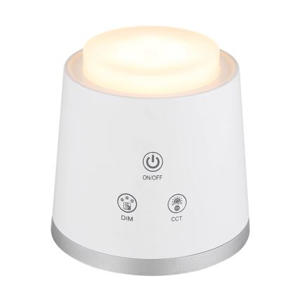 Globo - Сенсорна настільна LED лампа з регулюванням яскравості 4в1 LED/6W/3,7V 3000K/4000K/6500K 1500 mAh USB білий