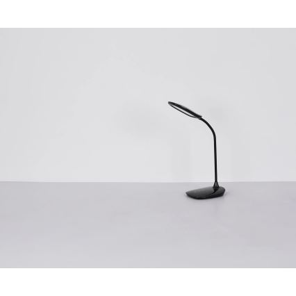 Globo - Светодиодная сенсорная настольная лампа с регулированием яркости LED/9W/230V 3000K/4000K/6500K CRI 90 черный