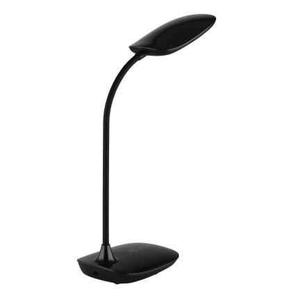 Globo - Светодиодная сенсорная настольная лампа с регулированием яркости LED/9W/230V 3000K/4000K/6500K CRI 90 черный