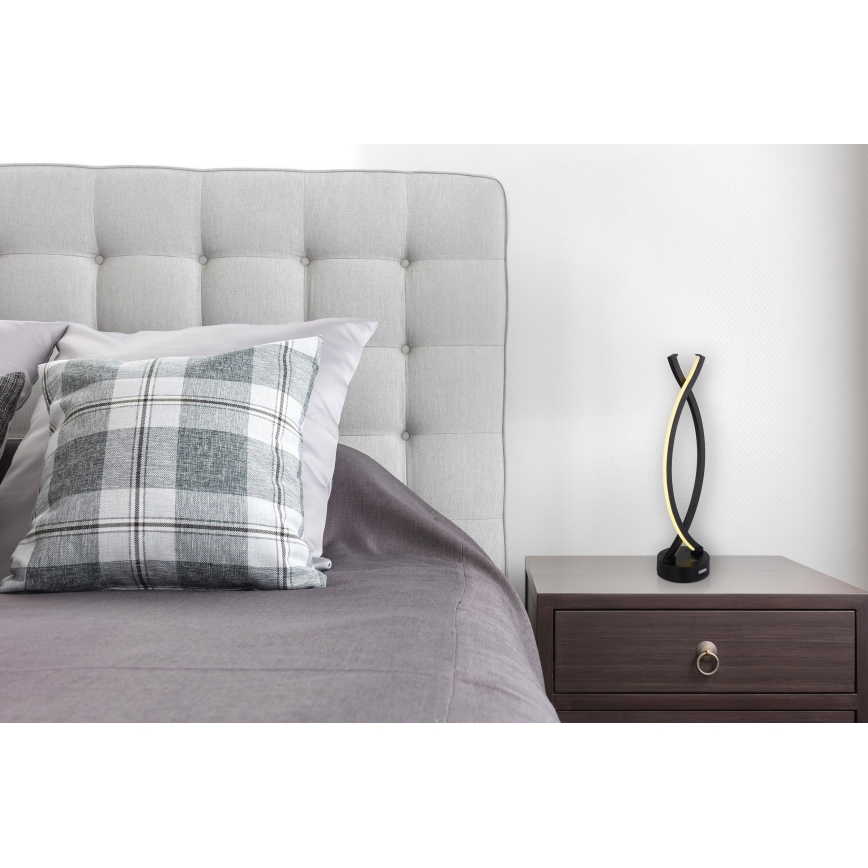 Globo - Светодиодная сенсорная настольная лампа с регулировкой яркости LED/1W/3,7V 3000K 1800 mAh USB черная