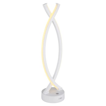 Globo - Сенсорна настільна LED лампа з регулюванням яскравості LED/1W/3,7V 3000K 1800 mAh USB білий