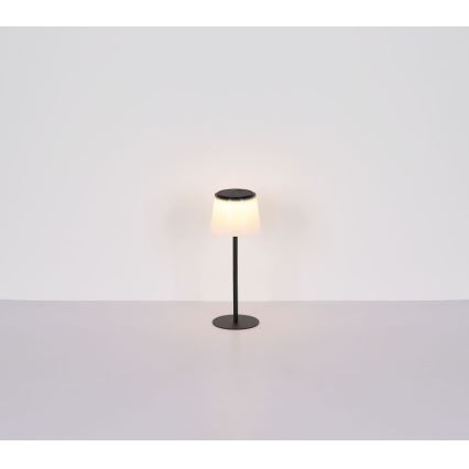 Globo - LED Вулична сенсорна настільна лампа з регулюванням яскравості LED/1,8W/5V IP44 1800 mAh чорний/білий