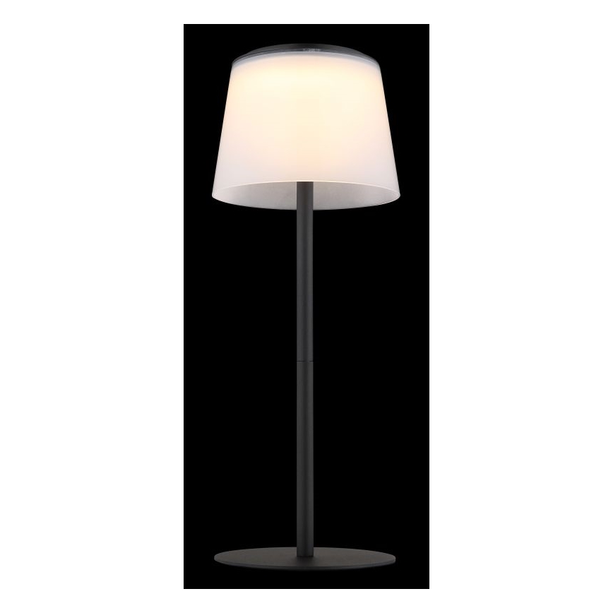 Globo - LED Вулична сенсорна настільна лампа з регулюванням яскравості LED/1,8W/5V IP44 1800 mAh чорний/білий