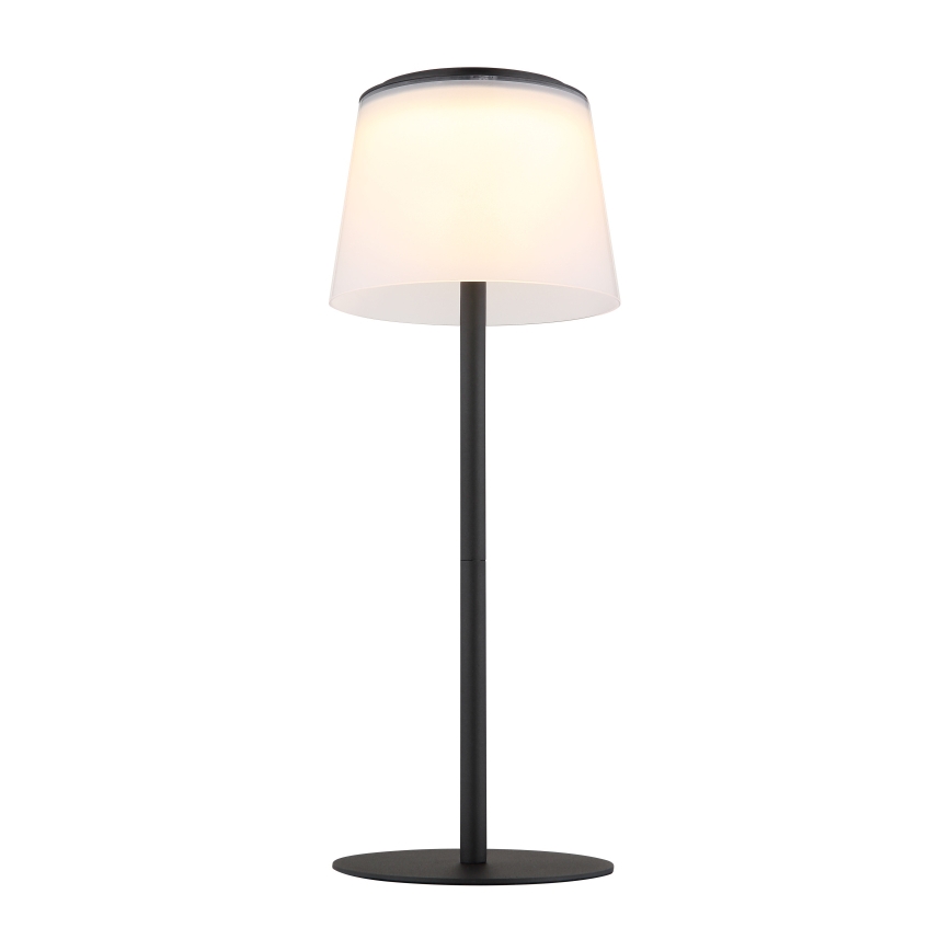 Globo - LED Вулична сенсорна настільна лампа з регулюванням яскравості LED/1,8W/5V IP44 1800 mAh чорний/білий