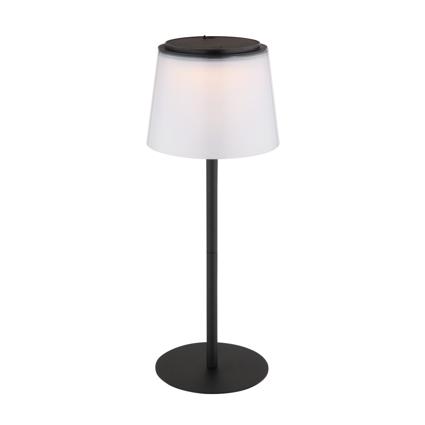Globo - LED Вулична сенсорна настільна лампа з регулюванням яскравості LED/1,8W/5V IP44 1800 mAh чорний/білий